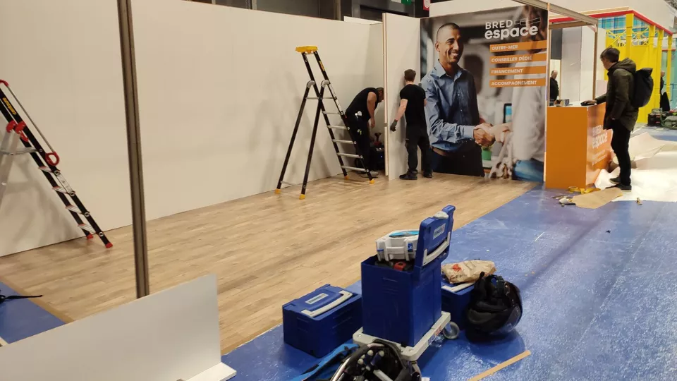 Montage du stand