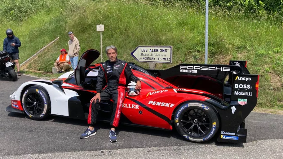 Le pilote lors du tournage