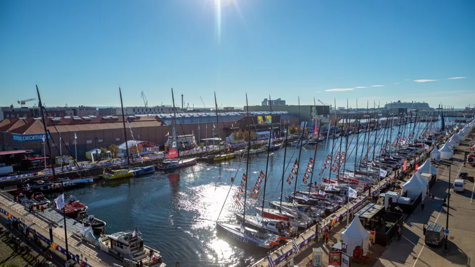 Port du havre vu du ciel