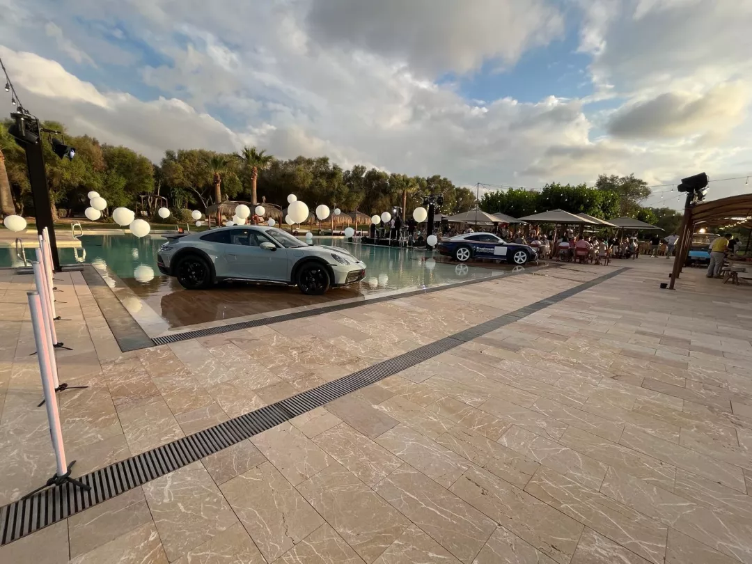 Porsche Golf Cup village