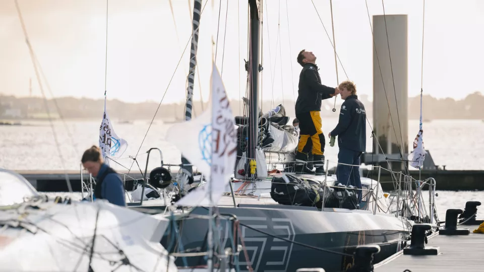Départ des skippers