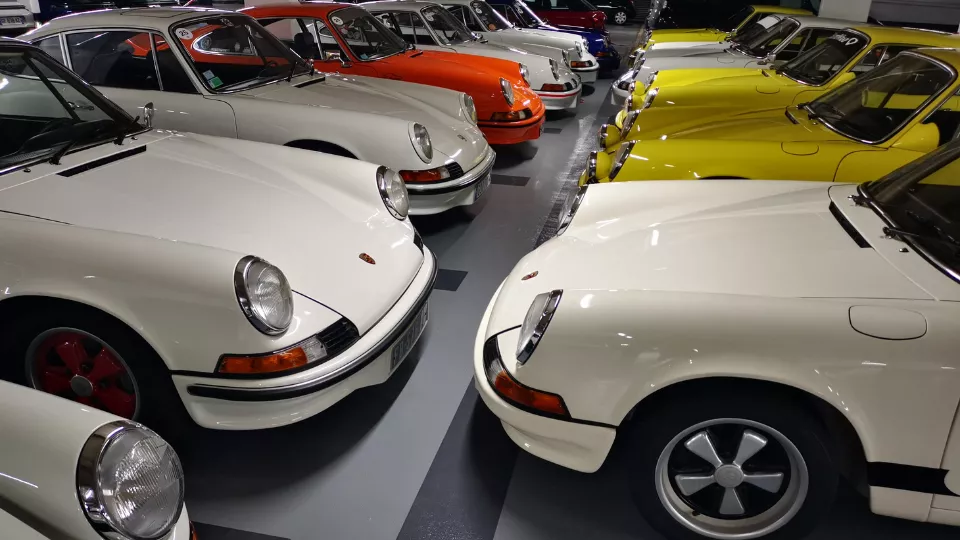 Exposition des voitures Porsche