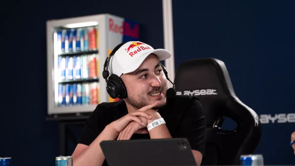 Gotaga au poste de caster