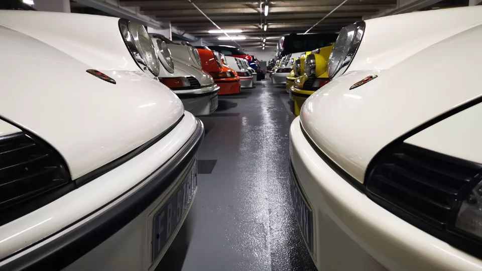 Exposition des voitures Porsche
