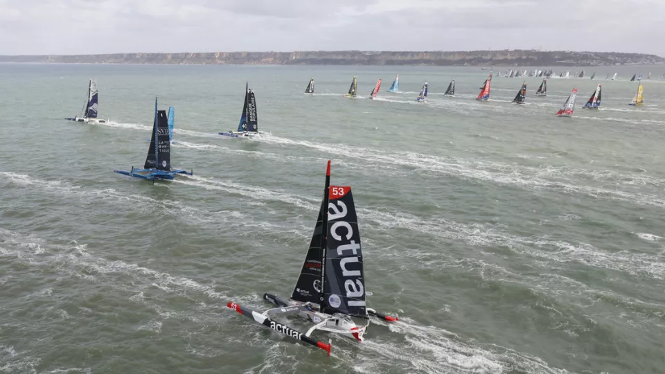 Départ de la course au Havre