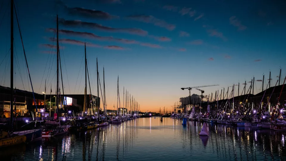 Port du Havre de nuit
