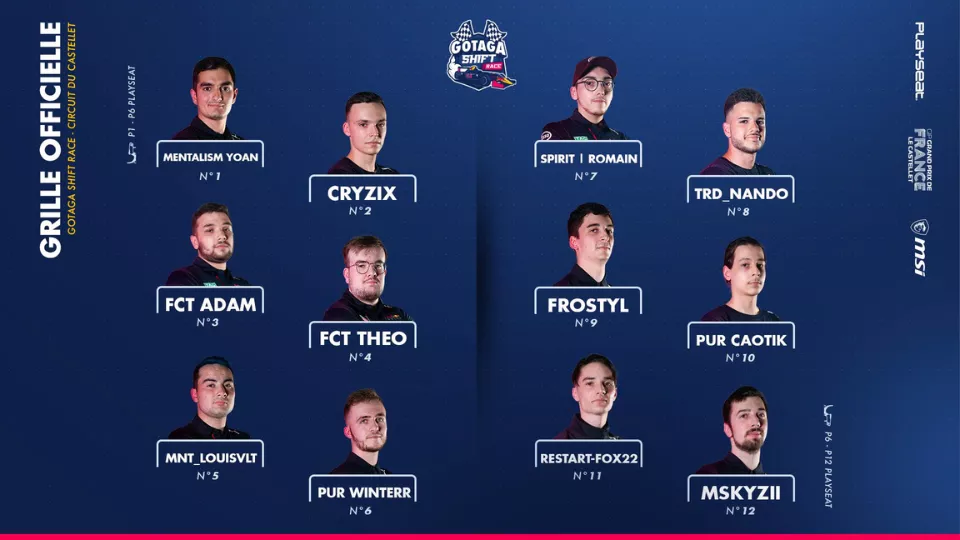 Participants de la finale du tournoi 