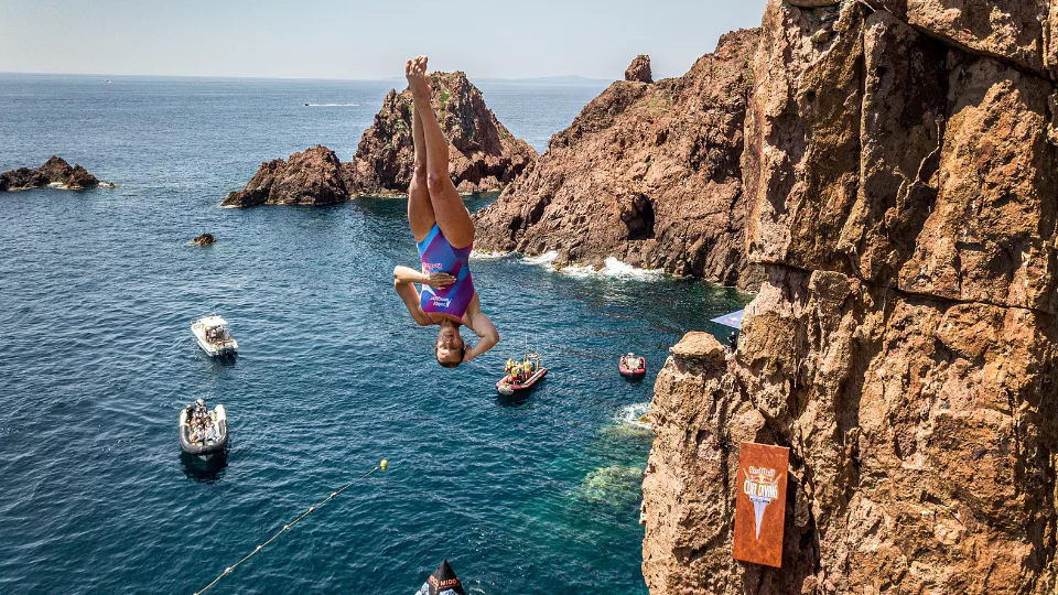 Plongeon lors de la compétition