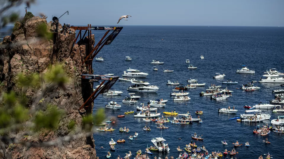 Plongeon lors de la compétition