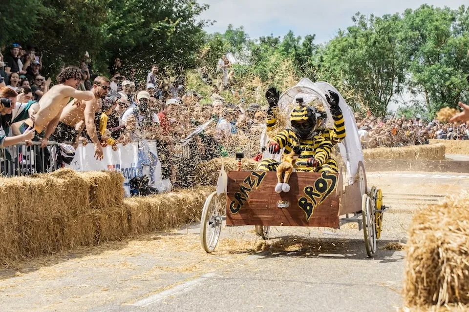 Soap box full of straw 