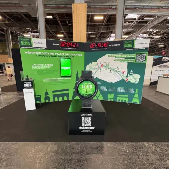 Stand Garmin Marathon de Paris
